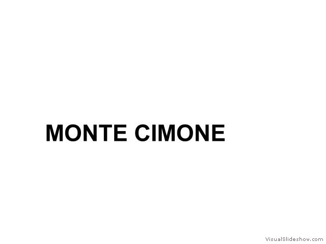 MONTE CIMONE