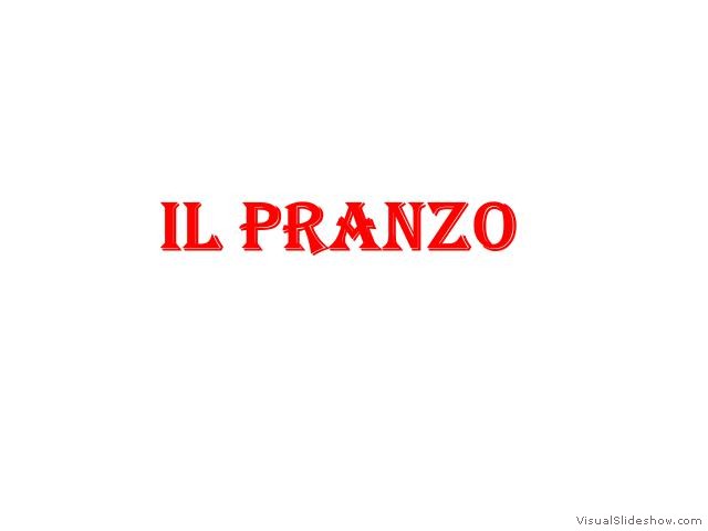 pranzo