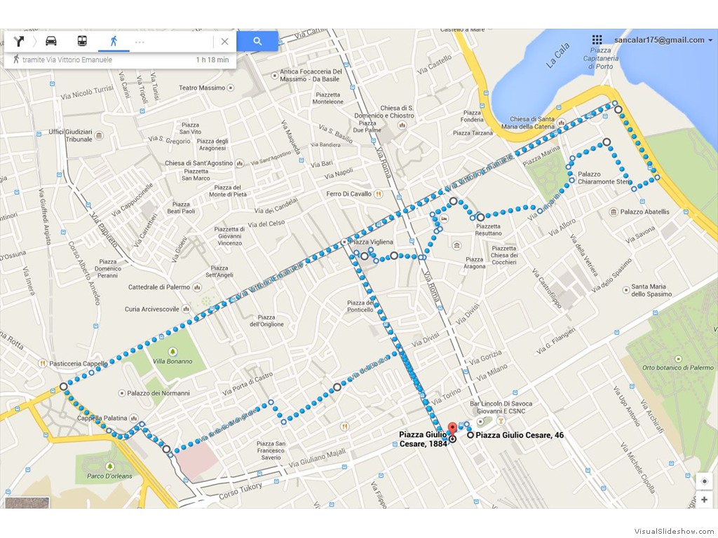 itinerario palermo